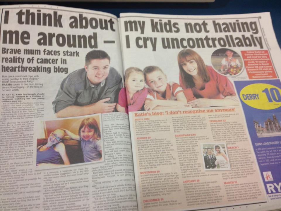 Katie Scarbrough - Birmingham Mail 19 March 2013